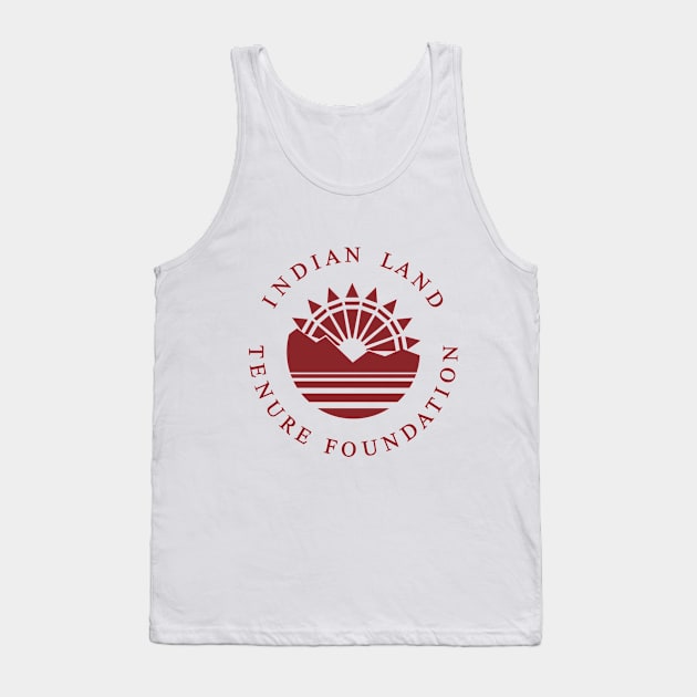 ILTF Large Logo White Tank Top by Indian Lands in Indian Hands